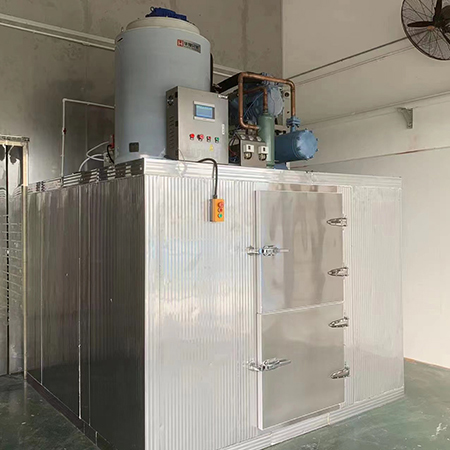 6吨大型片冰机交付广东某食品厂使用
